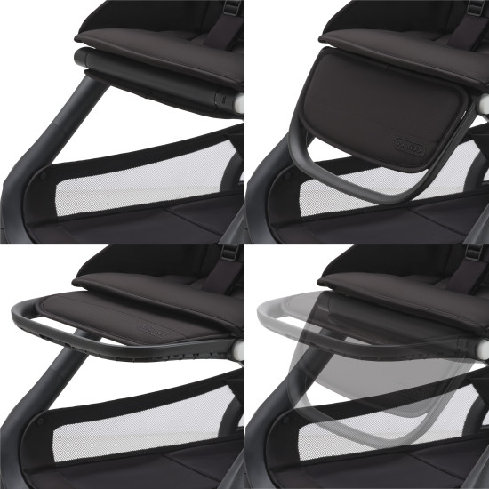 Bugaboo Καρότσι Dragonfly Complete Graphite/ Grey Melange
