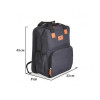 Cangaroo Liana Τσάντα - Αλλαξιέρα Backpack 2in1 Black