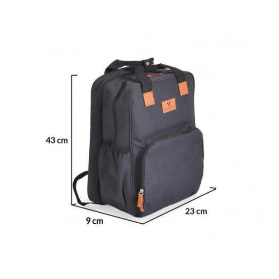 Cangaroo Liana Τσάντα - Αλλαξιέρα Backpack 2in1 Black