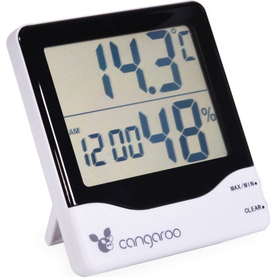 Cangaroo Ψηφιακό Θερμόμετρο-Υγρόμετρο-Ρολόι 3 σε 1 3800146260460