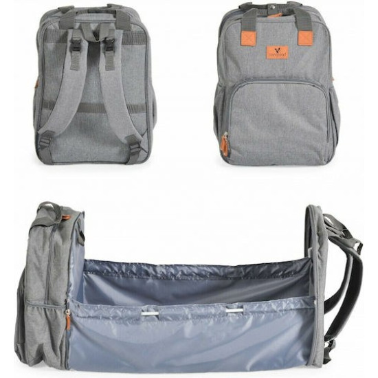 Cangaroo Liana Τσάντα - Αλλαξιέρα Backpack 2in1 Grey