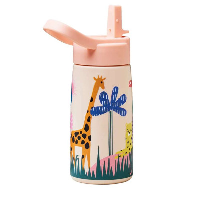 ChicMic Bioloco Παγούρι με Καλαμάκι Jungle party 350ml