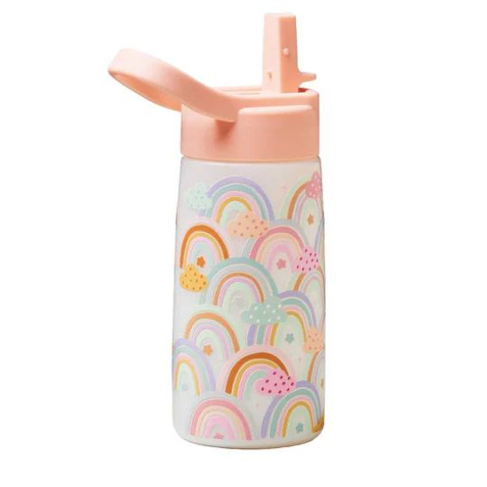 ChicMic Bioloco Παγούρι με Καλαμάκι Rainbows in the Sky 350ml