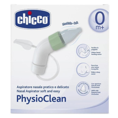 Chicco PhysioClean Nasal Aspirator Κιτ Αναρρόφησης για την Μύτη H07-04904-00