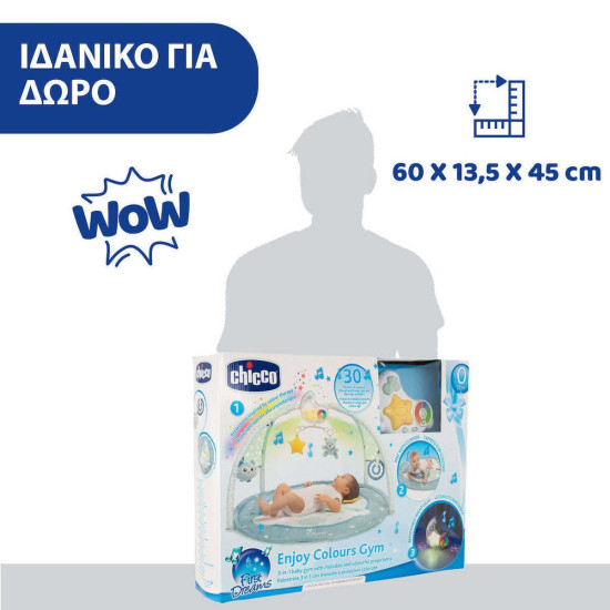 Chicco Βρεφικό Γυμναστήριο Enjoy Colours Σιελ