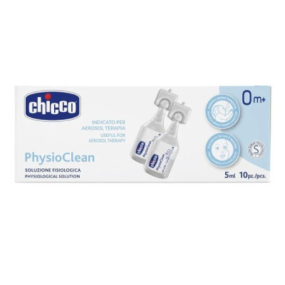 Chicco PhysioClean Αμπούλες Φυσιολογικού Ορού για Βρέφη και Παιδιά 5ml 10τμχ