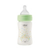 Chicco Γυάλινο  Μπιμπερό Perfect Easy με θηλή Σιλικόνης 150ml  Σκατζοχοιράκι 0m+