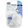 Chicco Πιπίλα Όλο Σιλικόνη PhysioForma Soft Luxe Γκρι 2-6M