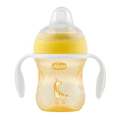 Chicco Transition Cup Εκπαιδευτικό κύπελλο 200ml 4Μ+ Ουδέτερο