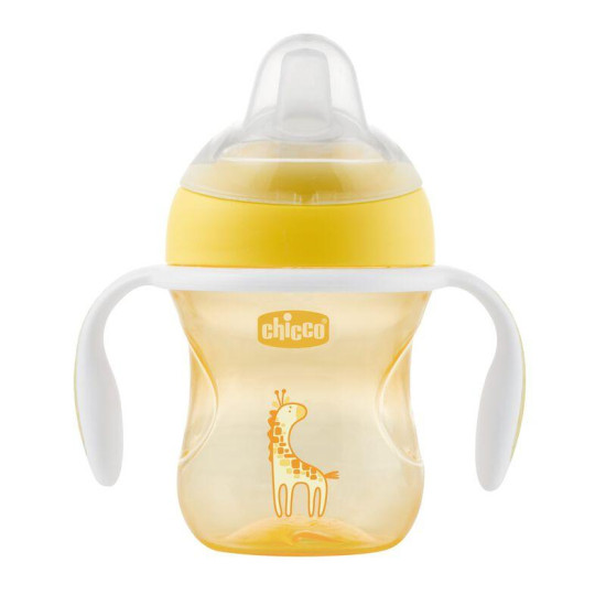 Chicco Transition Cup Εκπαιδευτικό κύπελλο 200ml 4Μ+ Ουδέτερο