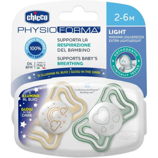 Chicco Πιπίλα PhysioForma Light για τη Νύχτα 2-6Μ Unisex