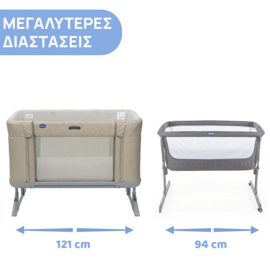 Chicco Next2Me Forever Λίκνο-Παρκοκρέβατο Honey Beige