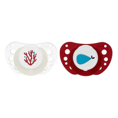 Chicco Πιπίλα Σιλικόνη PhysioForma Air 16-36Μ Μπεζ-Μπορντώ