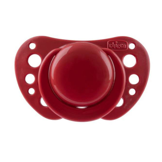 Chicco Πιπίλα Σιλικόνη PhysioForma Air 6-16Μ Μπεζ-Μπορντώ