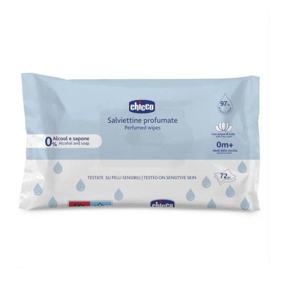 Chicco Μωρομάντηλα Νερού 97% Pocket 16τμχ
