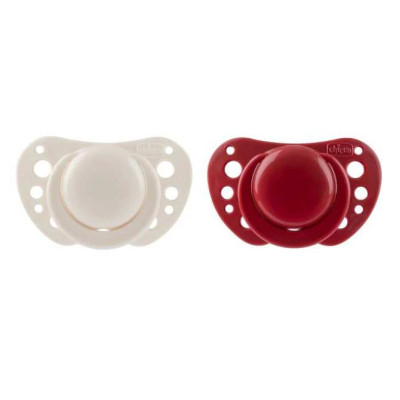 Chicco Πιπίλα Σιλικόνη PhysioForma Air 6-16Μ Μπεζ-Μπορντώ