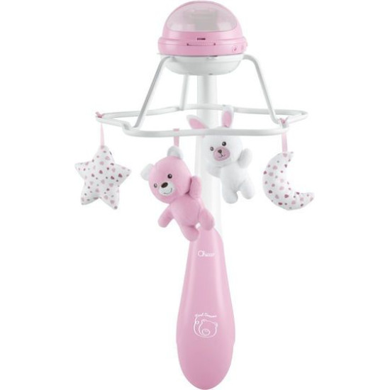 Chicco Παιχνίδι Κούνιας-Προβολέας Rainbow ΡΟΖ 0M+ Chicco Παιχνίδι Κούνιας-Προβολέας Rainbow ΡΟΖ 0M+