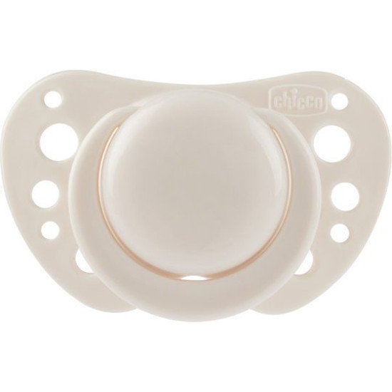 Chicco Πιπίλα Σιλικόνη PhysioForma Air 6-16Μ Μπεζ-Μπλε
