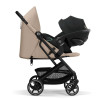 Cybex Beezy B Black - Almond Beige