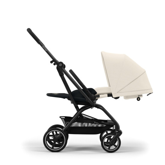 Cybex Eezy S Twist +2 Black- Canvas White