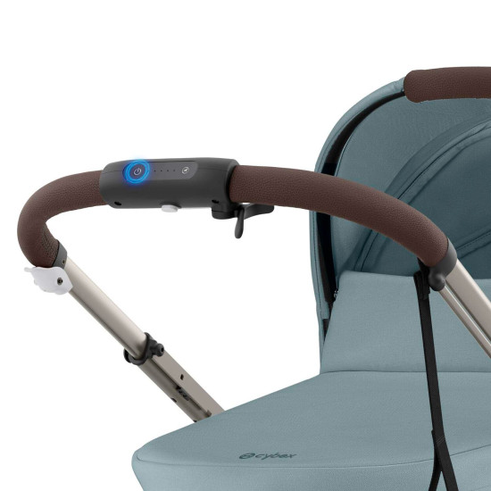 Cybex e-Gazelle S Taupe Frame Stormy Blue