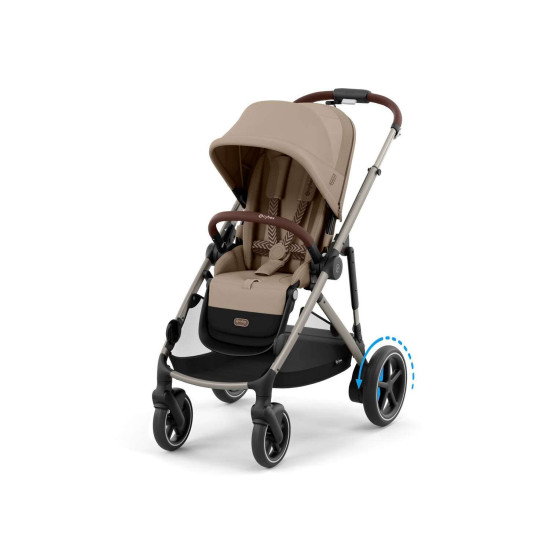 Cybex e-Gazelle S Taupe Frame Almond Beige