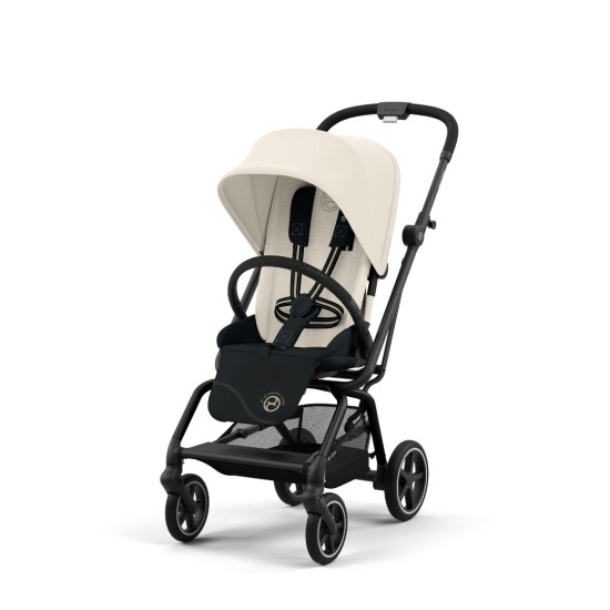 Cybex Eezy S Twist +2 Black- Canvas White