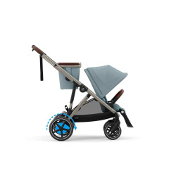 Cybex e-Gazelle S Taupe Frame Stormy Blue