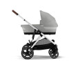 Cybex Gazelle S Silver Frame Stone Grey