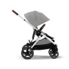 Cybex Gazelle S Silver Frame Stone Grey
