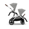 Cybex Gazelle S Silver Frame Stone Grey