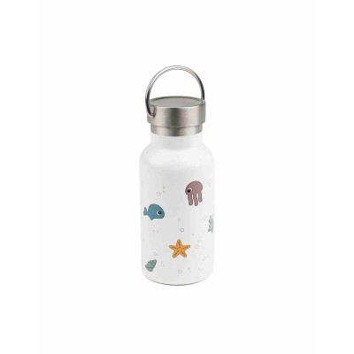 Done By Deer Παγούρι Θερμός Sea Friends beige 350ml