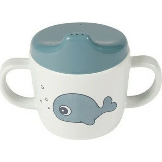 Done By Deer Κούπα Με Χερούλια & Στόμιο Sea Friends Blue BR75270