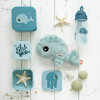 Done By Deer Μπωλ με Καπάκι Σετ 3τεμ Sea Friends Blue BR75350