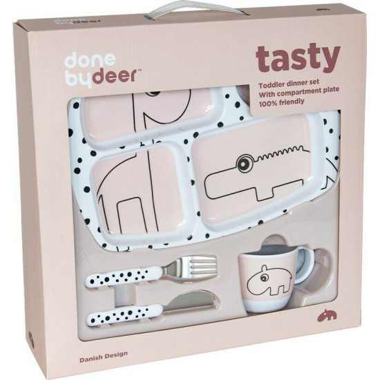 Done by Deer Σετ Φαγητού Toddler Happy Dots Powder BR73847