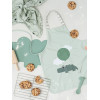 Done By Deer Σαλιάρα Aδιάβροχη Happy Clouds Green