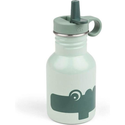 Done By Deer  Παγούρι Ανοξείδωτο Croco Green 350ml