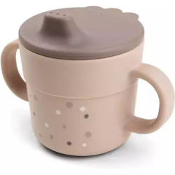 Done By Deer Εκπαιδευτικό Ποτήρι Με Λαβές  Ηappy dots Powder