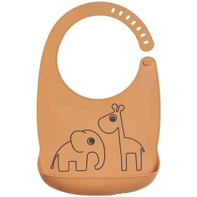 Done By Deer Σαλίαρα Σιλικόνης Deer Friends Mustard