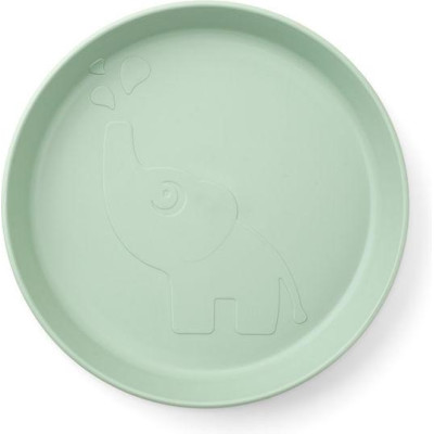 Done By Deer Παιδικό Πιάτο Από Πλαστικό Kiddish Elphee Green
