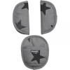 Dooky Universal Pads -  Επωμίδες για Ζώνη 5 Σημείων Grey Stars