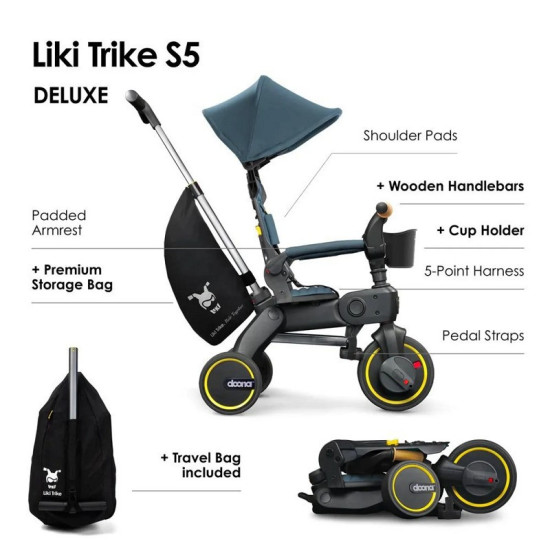 Doona Liki Trike S5 Ocean Blue