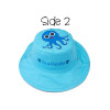 FlapJackKids Καπέλο Διπλής Όψης UPF50+ Whale/Octopus LUV0146