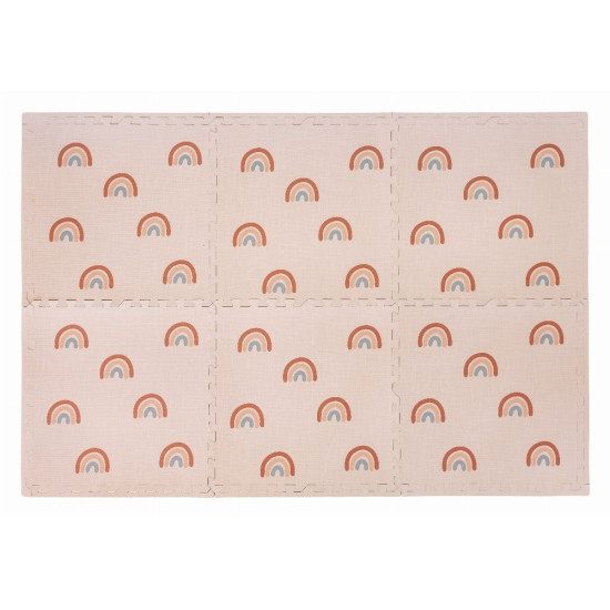 Free2Play Puzzle Δαπέδου από Αφρώδες υλικό 6τμχ Rainbow