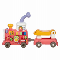 Free2Move Ποδοκίνητο Μαγικό Τρένο 5 Σε 1 Ride On Pink