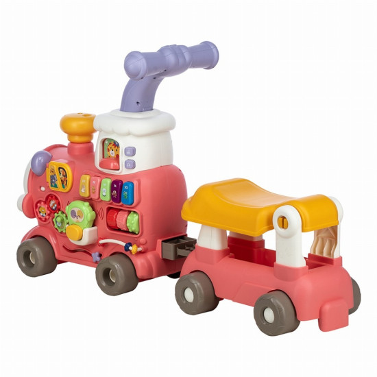 Free2Move Ποδοκίνητο Μαγικό Τρένο 5 Σε 1 Ride On Pink