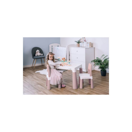 FreeOn Παιδικό Τραπεζάκι Με 2 Καρέκλες Neo Pink