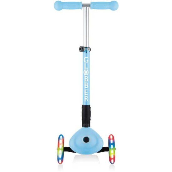 Globber Scooter Junior Foldable Fantasy Lights Flowers Pastel Blue
