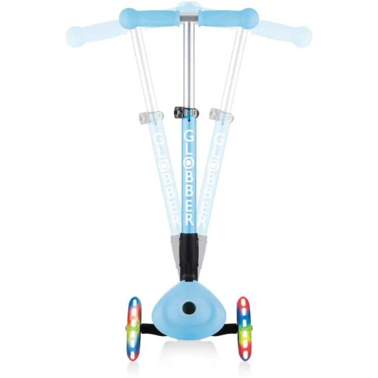Globber Scooter Junior Foldable Fantasy Lights Flowers Pastel Blue