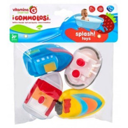 Vitamina Gommolosi Παιχνίδια Μπάνιου Boats 4τμχ